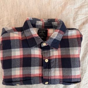 J Crew - 100% Cotton Midweight Flannel